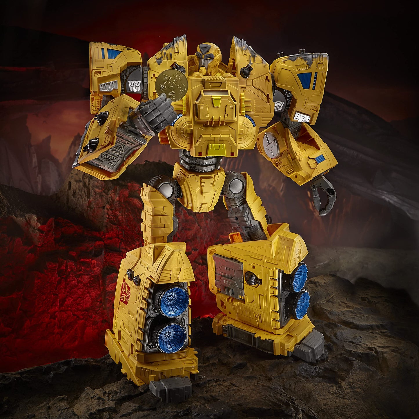 Hasbro Transformers Generations War For Cybertron: Kingdom 19 Inch Wfc-K30 Autobot Ark - Titan Class - Collectible Action And Toy Figures - Toys For Kids - Boys And Girls - F1152 - Ages 8+